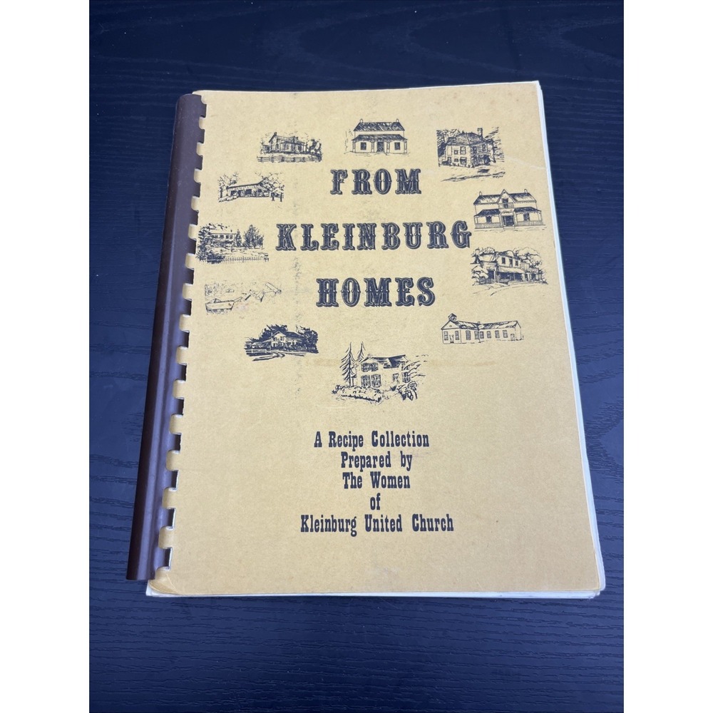 Cookbook From Kleinburg Homes Community Recipes Vintage Local Cookbook